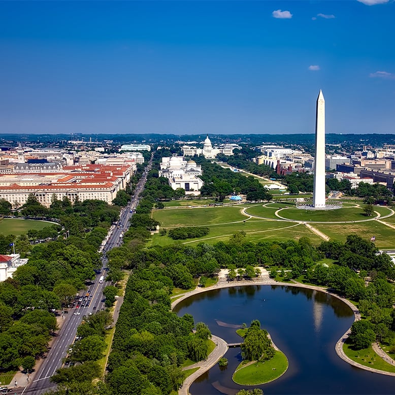 Cheap bus and train travel from Washington, DC.