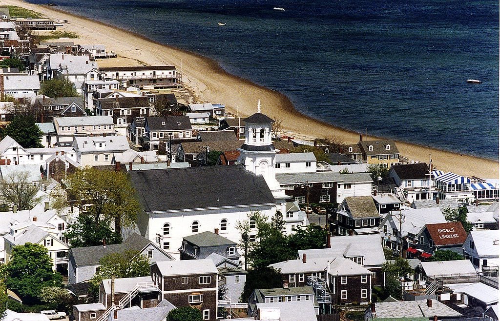 View of Princetown on Cape Cod
