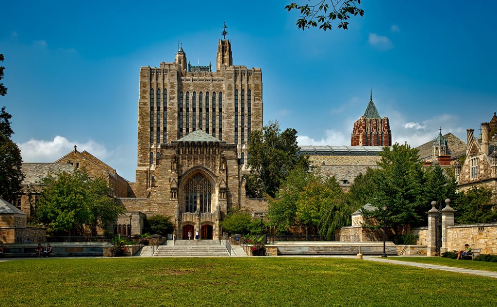 Photo of Yale University in New Haven, Connecticut.