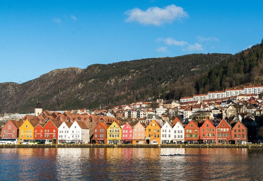 Adorable town of Bergen