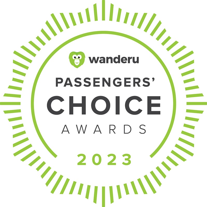 Passengers' Choice Awards badge for the year 2023