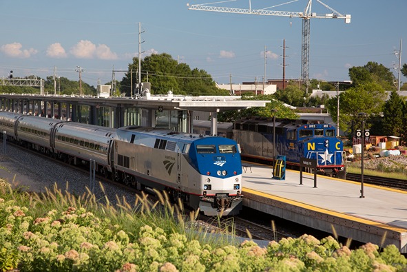 Amtrak trains in Raleigh, NC