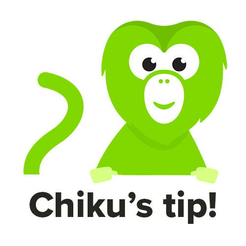 Chiku's tip!