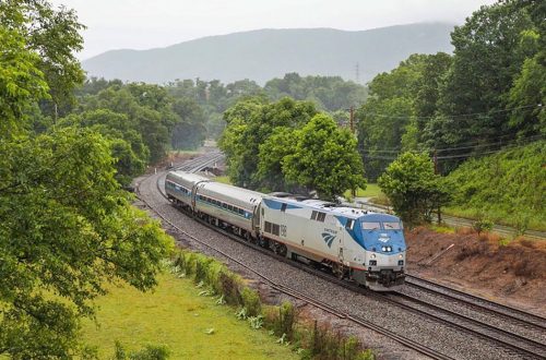 Photo of the Amtrak Northeast Regional train.