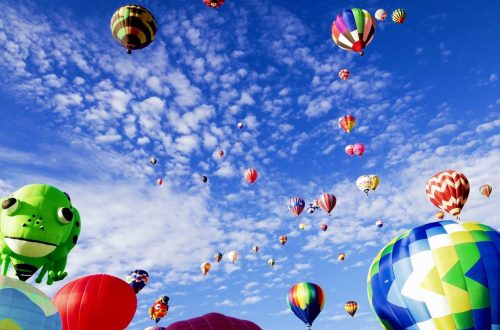 Head to Albuquerque in October for a stunning display of hot air balloons.