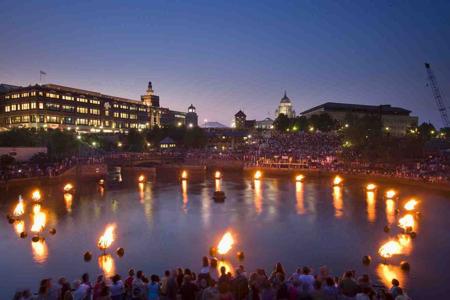 Fun things to do in Providence: Waterfire